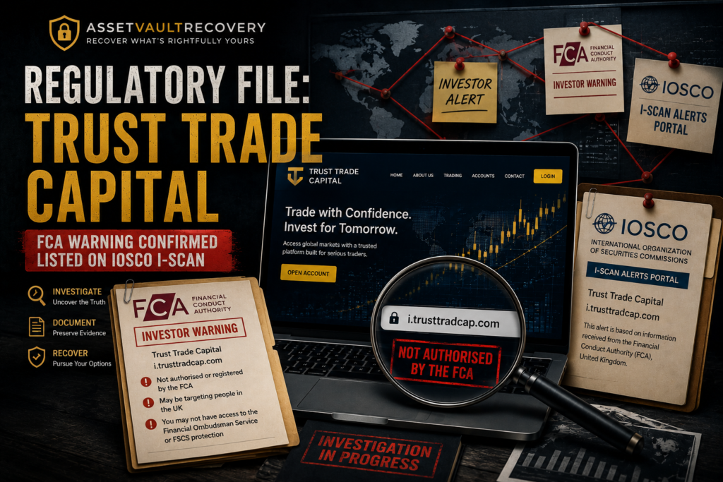 Regulatory File: Trust Trade Capital (i.trusttradcap.com) Scam